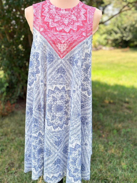Sonoma Dresses & Skirts - Sonoma Goods for Life MED Sleeveless Dress red white blue Americana summer sun